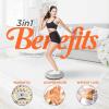 imageYes4All Ab Twister Board 15 inch XXL Waist Twisting DiscTwisting Stepper for Aerobic Exercise Full Body Toning Workout NoiseFree 2pcs in a BoxGrey