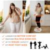 imageYes4All Ab Twister Board 15 inch XXL Waist Twisting DiscTwisting Stepper for Aerobic Exercise Full Body Toning Workout NoiseFree 2pcs in a BoxGrey