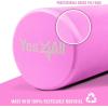 imageYes4All EVA Firm Foam Rollers for Yoga amp Pilates Available in 12 18 24 36 inch Yoga Roller for Massage Stretching Core StrengtheningC Violet