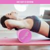 imageYes4All EVA Firm Foam Rollers for Yoga amp Pilates Available in 12 18 24 36 inch Yoga Roller for Massage Stretching Core StrengtheningC Violet