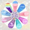 imageYes4All EVA Firm Foam Rollers for Yoga amp Pilates Available in 12 18 24 36 inch Yoga Roller for Massage Stretching Core StrengtheningG Rainbow Smooth