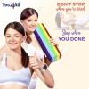 imageYes4All EVA Firm Foam Rollers for Yoga amp Pilates Available in 12 18 24 36 inch Yoga Roller for Massage Stretching Core StrengtheningG Rainbow Smooth