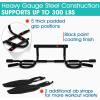 imageYes4All Heavy Duty Wall Mounted Pull Up Bar Over Door Pull Up Bar for Doorway Multi Grip Chin Up Bar Sturdy Strength Training Bars amp Durable Gym Bar for Home ExerciseCombo Chin Up Bar  Ab Straps