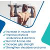 imageYes4All Heavy Duty Wall Mounted Pull Up Bar Over Door Pull Up Bar for Doorway Multi Grip Chin Up Bar Sturdy Strength Training Bars amp Durable Gym Bar for Home ExerciseCombo Chin Up Bar  Ab Straps