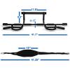 imageYes4All Heavy Duty Wall Mounted Pull Up Bar Over Door Pull Up Bar for Doorway Multi Grip Chin Up Bar Sturdy Strength Training Bars amp Durable Gym Bar for Home ExerciseCombo Chin Up Bar  Ab Straps
