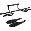imageYes4All Heavy Duty Wall Mounted Pull Up Bar Over Door Pull Up Bar for Doorway Multi Grip Chin Up Bar Sturdy Strength Training Bars amp Durable Gym Bar for Home ExerciseCombo Chin Up Bar  Ab Straps