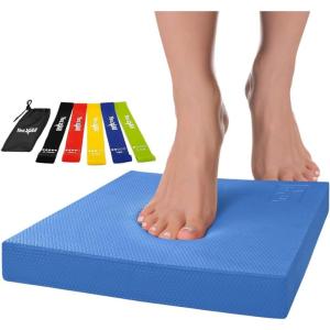 imageYes4All Balance Pad Foam Cushion for Exercise Balance Cushion Balance Mat Yoga Cushion Core Training AntiSlip Exercise