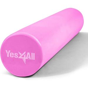 imageYes4All EVA Firm Foam Rollers for Yoga amp Pilates Available in 12 18 24 36 inch Yoga Roller for Massage Stretching Core StrengtheningC Violet