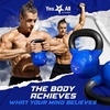 image:imageYes4All Kettlebell 5100lbs Vinyl Coated Cast Iron for Dumbbell Weights Exercises Gym Fitness Full Body Workout Equipment Push up Grip and Strength Training