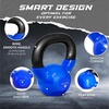 image:imageYes4All Kettlebell 5100lbs Vinyl Coated Cast Iron for Dumbbell Weights Exercises Gym Fitness Full Body Workout Equipment Push up Grip and Strength Training