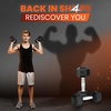 image:imageYes4All Chrome Grip Encased Hex Dumbbells  Hand Weights With AntiSlip 1030 LBS PairM 5 Pounds  Pair