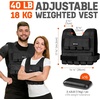 image:imageYes4All Adjustable Weighted Vest 1132lbs with Reflective Strip Large Weight Vest for Strength Training for Men amp WomenBlack  40LB