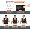 image:imageYes4All Adjustable Weighted Vest 1132lbs with Reflective Strip Large Weight Vest for Strength Training for Men amp WomenBlack  45LB