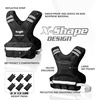 image:imageYes4All Adjustable Weighted Vest 1132lbs with Reflective Strip Large Weight Vest for Strength Training for Men amp WomenBlack