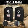 image:imageYes4All Weighted Vest Plates with Curved Ergonomic Design for Running Rucking amp Strength Training Comfortable Fit 575875141975 LB Pairs14LBS Pair  Black