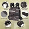 image:imageYes4All Weighted Vest Plates with Curved Ergonomic Design for Running Rucking amp Strength Training Comfortable Fit 575875141975 LB PairsBlack Camo  UPGRADED 20lbs Vest with Plate