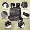 image:imageYes4All Weighted Vest Plates with Curved Ergonomic Design for Running Rucking amp Strength Training Comfortable Fit 575875141975 LB PairsBlack Camo  UPGRADED Vest Only