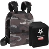 Black Camo - UPGRADED 20lbs Vest with Plate