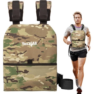 image:imageYes4All Weighted Vest Plates with Curved Ergonomic Design for Running Rucking amp Strength Training Comfortable Fit 575875141975 LB PairsMoss Camo  UPGRADED Vest Only