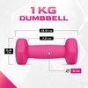 image:imageYes4All Dumbbells Neoprene Treatment Iron Array Soft Coating Color Dumbbells Colorful Dumbbells Exercise Fitness Set of 2 22 22 32 66 86 86 110 86 110 110 81 110 1101 kg x 2  pink