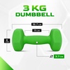 image:imageYes4All Dumbbells Neoprene Treatment Iron Array Soft Coating Color Dumbbells Colorful Dumbbells Exercise Fitness Set of 2 22 22 32 66 86 86 110 86 110 110 81 110 110D 6 kg Green